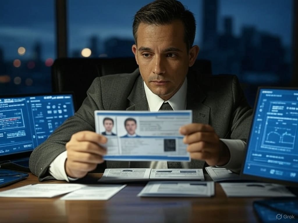 AI generated applicant being interviewed