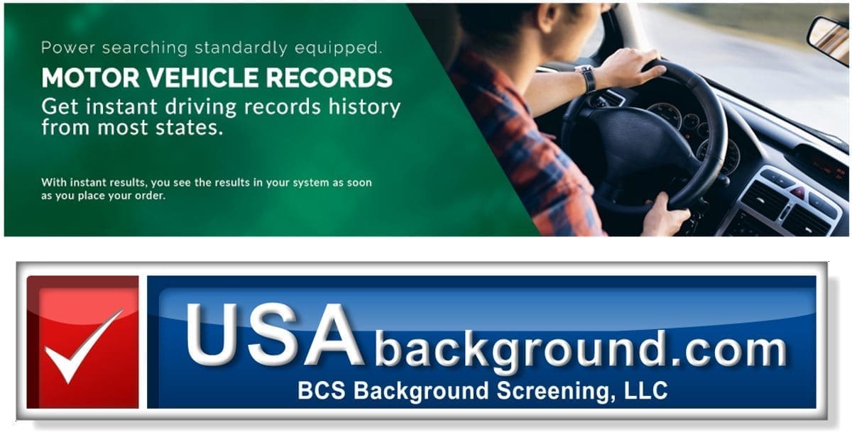 Motor Vehicle Records MVR Driving History DMV Fleet Monitoring