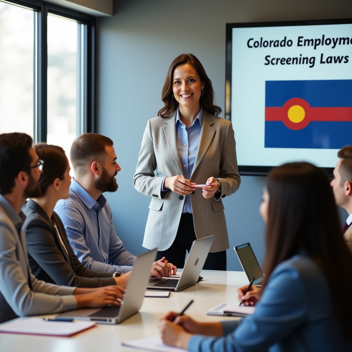HR director addresses HR generalists about Colorado Employment Screening laws HR director addresses HR generalists about Colorado Employment Screening laws