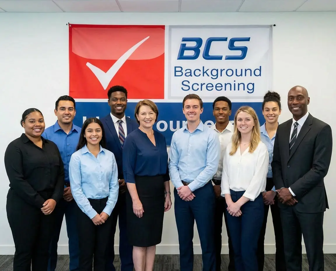 Group image of staff members at BCS Background Screening