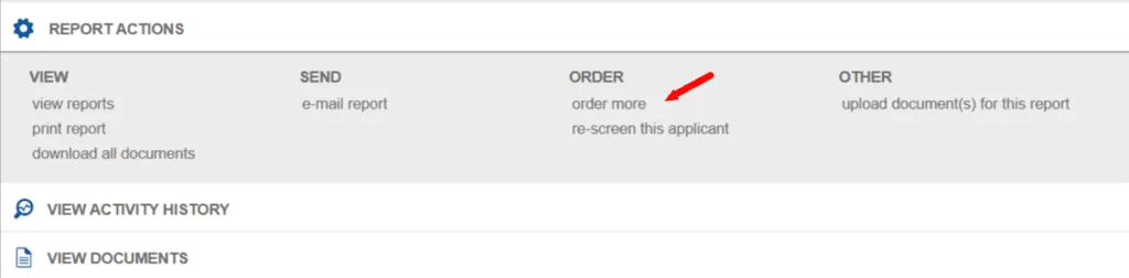 How to order more searches