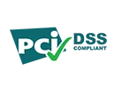 PCI DSS Compliant - Secure encrypted information