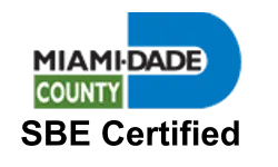 Miami-Dade County SBE certified Miami-Dade County SBE certified