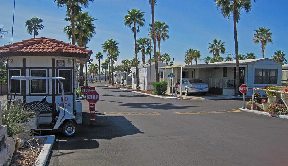Mobile Home Park gated security entrance Mobile Home Park gated security entrance