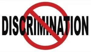 No discrimination