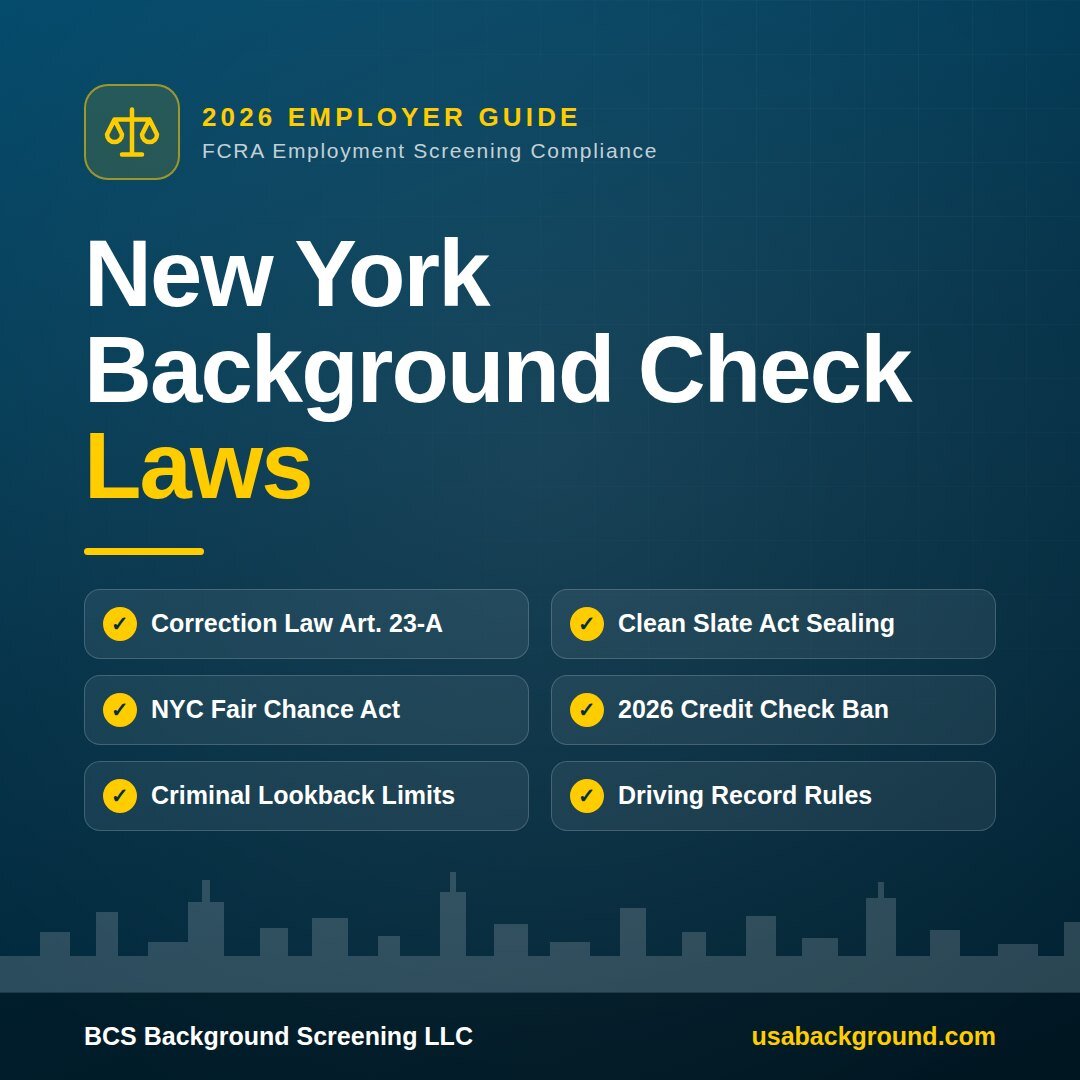 New York background check laws for employers 2026 guide